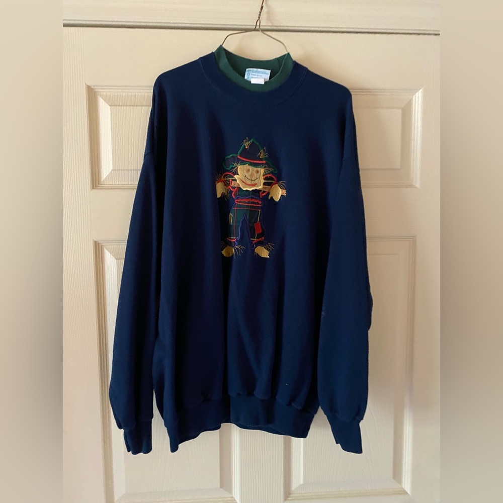 Navy Scarecrow 2XL sweater
